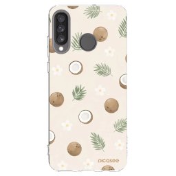 Átlátszó szilikon tok az alábbi mobiltelefonokra Huawei P30 Lite - Coconut Breeze