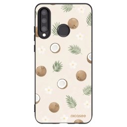 Fekete szilikon tok az alábbi mobiltelefonokra Huawei P30 Lite - Coconut Breeze