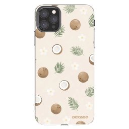 Átlátszó szilikon tok az alábbi mobiltelefonokra Apple iPhone 11 Pro Max - Coconut Breeze