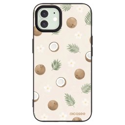 Fekete szilikon tok az alábbi mobiltelefonokra Apple iPhone 12 Pro - Coconut Breeze