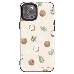 Fekete szilikon tok az alábbi mobiltelefonokra Apple iPhone 12 Pro Max - Coconut Breeze