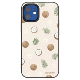 Fekete szilikon tok az alábbi mobiltelefonokra Apple iPhone 12 mini - Coconut Breeze