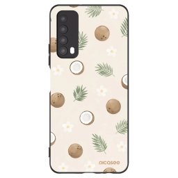 Fekete szilikon tok az alábbi mobiltelefonokra Huawei P Smart 2021 - Coconut Breeze