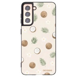 Fekete szilikon tok az alábbi mobiltelefonokra Samsung Galaxy S21 5G G991B - Coconut Breeze