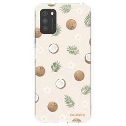 Átlátszó szilikon tok az alábbi mobiltelefonokra Xiaomi Poco M3 - Coconut Breeze