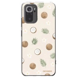 Átlátszó szilikon tok az alábbi mobiltelefonokra Xiaomi Redmi Note 10 - Coconut Breeze