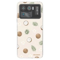 Átlátszó szilikon tok az alábbi mobiltelefonokra Xiaomi Mi 11 Ultra - Coconut Breeze