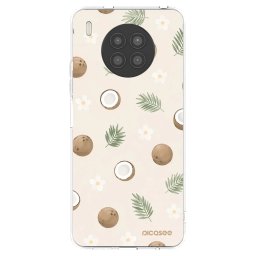 Átlátszó szilikon tok az alábbi mobiltelefonokra Huawei Nova 8i - Coconut Breeze