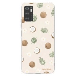 Átlátszó szilikon tok az alábbi mobiltelefonokra Xiaomi Poco M3 Pro 5G - Coconut Breeze