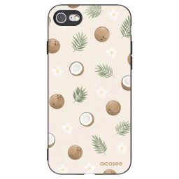 Fekete szilikon tok az alábbi mobiltelefonokra Apple iPhone SE 2022 - Coconut Breeze