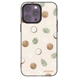Fekete szilikon tok az alábbi mobiltelefonokra Apple iPhone 14 Pro Max - Coconut Breeze