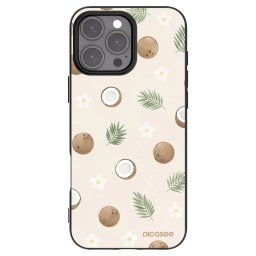 Fekete szilikon tok az alábbi mobiltelefonokra Apple iPhone 16 Pro Max - Coconut Breeze