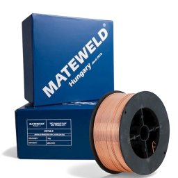MATEWELD Hungary hegesztő huzal rezezett acél (SG2) 0,8mm 5kg (200mm) /OUTLET TERMÉK