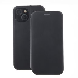 Smart Diva könyvtok iPhone 16e - fekete