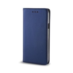 Smart Magnet könyvtok Xiaomi Redmi Note 14 4G - tengerészkék
