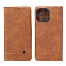 Smart Seam könyvtok Xiaomi Redmi Note 14 Pro Plus - barna