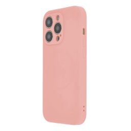 TectoShield Soft Touch MagSafe-kompatibilis tok iPhone 13 - pasztel rózsaszín