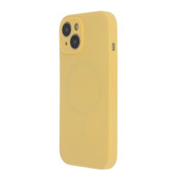 TectoShield Soft Touch MagSafe-kompatibilis tok iPhone 14 Pro - pasztel sárga