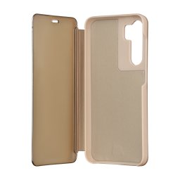 TectoShield Fold Mirror View könyvtok Samsung Galaxy S23 FE - arany színű