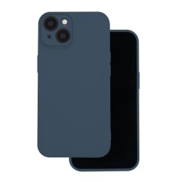 Xiaomi Redmi Note 14 Pro 4G szilikon tok, hátlap tok, velúr belső, kék, matt, Silicone Case