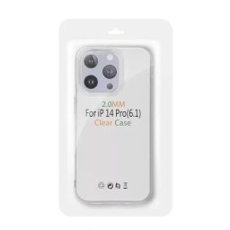 Xiaomi Redmi Note 14 Pro 5G szilikon tok, átlátszó, 2mm, kamera védelemmel, Clear