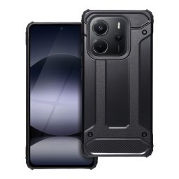 Xiaomi Redmi Note 14 4G ütésálló hátlap tok, fekete, Defender II