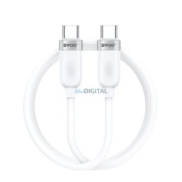 BWOO 100W kábel USB-C - USB-C 1m fehér