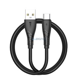 BWOO USB kábel - USB-C 1m 27W 3A Fekete BO-X318C BO-X318C