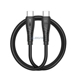 BWOO 60W kábel USB-C - USB-C BO-X318 1m fekete