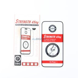 Ultra Strong 45KG 9H oleofób edzett üveg fekete szegéllyel Xiaomi Redmi Note 13 4G