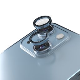Etteri kamera lencse védő edzett üveg kék szegéllyel iPhone 14/14 Plus