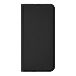 Honor 400 Pro telefon tok, könyvtok, PU bőr, mágnesesen záródó, fekete, OBAL:ME Smooth Touch