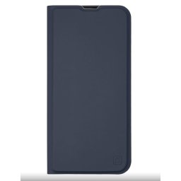 Samsung Galaxy A25 telefon tok, könyvtok, PU bőr, mágnesesen záródó, kék, SM-A256, OBAL:ME Smooth Touch