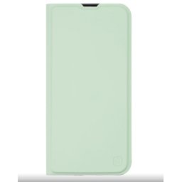 Xiaomi Redmi 14C telefon tok, könyvtok, PU bőr, mágnesesen záródó, mentazöld, OBAL:ME Smooth Touch