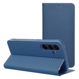 Luna Book Carbon Xiaomi Redmi Note 15 / Poco M8 5G flip tok kártyatartóval, kék