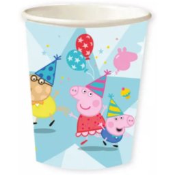 Peppa papírpohár, party pohár 8 DARABOS, 250 ml Nr3