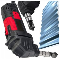 Kraft&Dele Elektromos lemezolló, hullámos, trapéz alakú és laplemezhez,1600W, 1,6-2,5mm