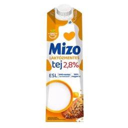 MIZO Tartós tej, dobozos, A2, laktózmentes, 2,8%, 1 l, MIZO