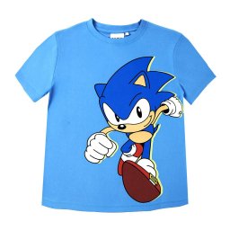 Sonic a sündisznó Run gyerek rövid póló, felső 12 év / 152 cm