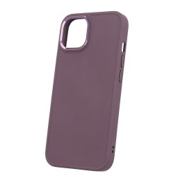 Apple iPhone 16 Silicon Satin Hátlap - Bordó