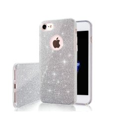 Glitter 3in1 case for Samsung Galaxy A26 silver