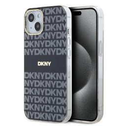 iPhone 16 Pro (6.3") hátlap tok, PU, magsafe, mintás, DKNY Repeat Pattern Tonal Stripe Magsafe