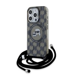 Apple iPhone 15 Pro Max KARL LAGERFELD KLHMP15XHCKCKLCK Magsafe IML Hátlap - Átlátszó
