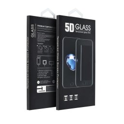 Xiaomi Redmi Note 14S előlapi üvegfólia, edzett, fekete keret, 9H, 5D Full Glue