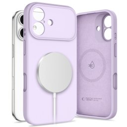 Apple iPhone 17 Tech-Protect Silicon Magsafe Hátlap - Lila