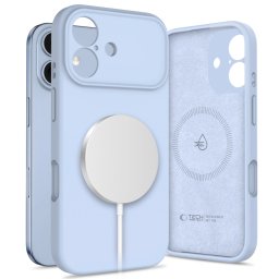Apple iPhone 17 Tech-Protect Silicon Magsafe Hátlap - Világoskék