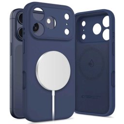Apple iPhone 17 Pro Tech-Protect Silicon Magsafe Hátlap - Kék
