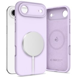 Apple iPhone 17 Air Tech-Protect Silicon Magsafe Hátlap - Lila