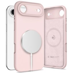 Apple iPhone 17 Air Tech-Protect Silicon Magsafe Hátlap - Rózsaszín