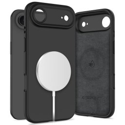 Apple iPhone 17 Air Tech-Protect Silicon Magsafe Hátlap - Fekete